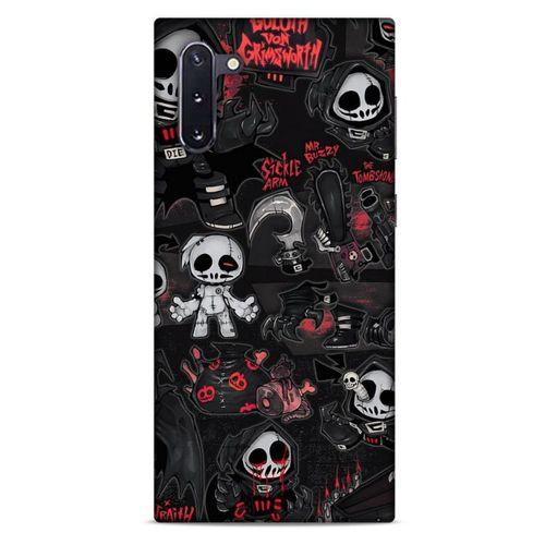 Samsung Galaxy Note 10 Uyumlu Kılıf Motorsiklet (30) Silicone Case İskelet