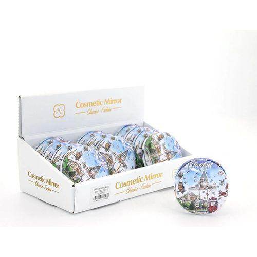 Taşlı İstanbul Tasarımı El Aynası Kalın Model 5