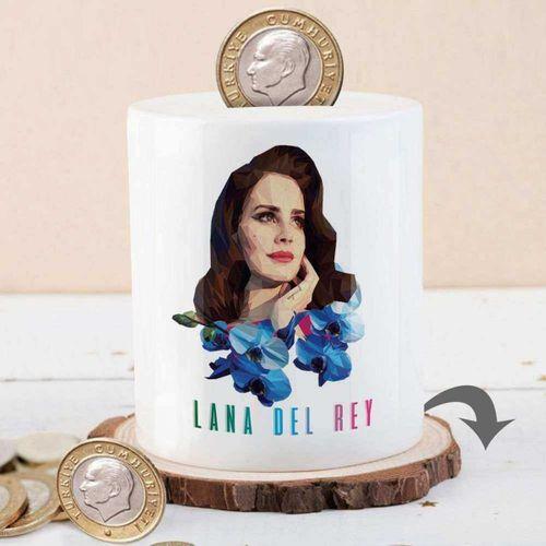 Lana Del Rey Geometrik Desenli Para Birikim Kumbarası-kb50-000