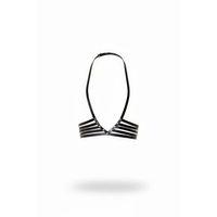 Siyah Kadın Kemer Suni Deri Çok Bantlı Vücut Aksesuarı - Brf199