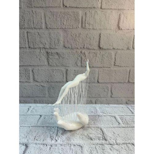 3d El Formlu İnsan Figürü Beyaz Modern Ev Ve Ofis Dekoru