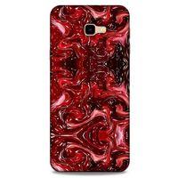 Mermer Desenli (45) Tema Liquid Air Kılıf Şarap Samsung Galaxy J4 Plus Kılıf