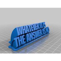 My Customized Süpürme 2 Satırlı İsim Plakası Metin 3D Baskı (Bu ürün Sadece Plastik parçadır - Almadan Önce Soru Sorabilirsiniz)