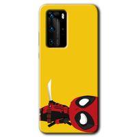 Potkal Hediye Fabrikası Huawei P40 Pro HD Baskılı Kılıf + 9D Tam Ekran Koruyucu - DeadPool 6