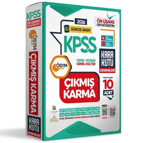 2026 KPSS Ön Lisans Genel Kültür Genel Yetenek ÖSYM Çıkmış Karma Karakutu 10lu Deneme D Çözümlü