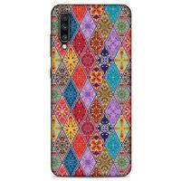 Ethnic Culture (4) Samsung Galaxy A70 Kılıf Silikon Kapak Desenli