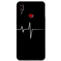 Potkal Hediye Fabrikası Samsung Galaxy A10s HD Baskılı Kılıf + 9D Tam Ekran Koruyucu - Heart Rytm