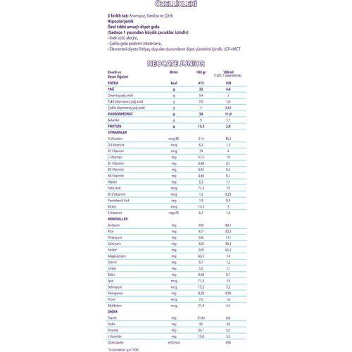 Nutricia Neocate Junior Aromasız 6 Adet