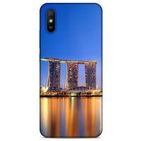Xiaomi Redmi 9A Kılıf Dünya Mimarisi (46) Core Armor Kılıf Marina Bay Sands Singapur