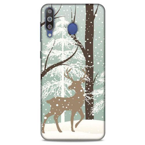Samsung Galaxy M30 Kılıf Snowix (22) Tam Koruma Kılıfı Açık Kahve