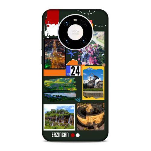 Lopard Huawei Mate 40 Pro Uyumlu Kılıf Şehirli ※ (24) Erzincan Darbe Emici Kılıf