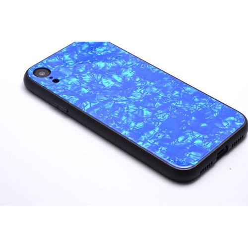 Apple iPhone XR 6.1 Kılıf Zore Marbel Cam Silikon
