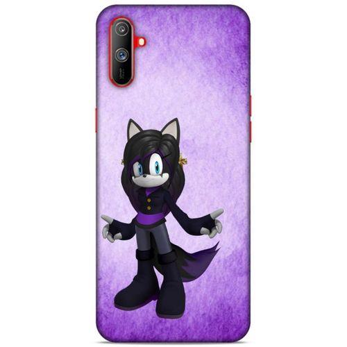 Lopard Oppo Realme C3 Uyumlu Kılıf GameX (18) Telefon Kılıfları Siyah Mor