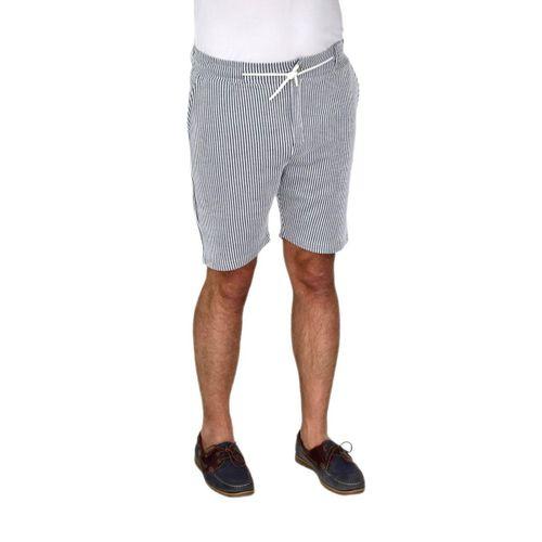 Erkek Çizgili Cepli Likralı Şort BGL-ST04624