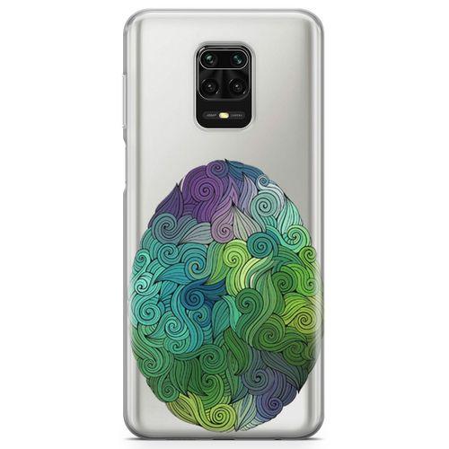 Xiaomi Redmi Note 9S Kılıf Tüylü Yumurta Arka Kapak Koruma Desenli Full Koruyucu