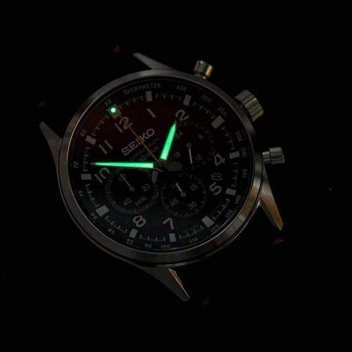 Seiko SSB449P Quartz Nato Siyah Safir Cam 43 mm Erkek Kol Saati