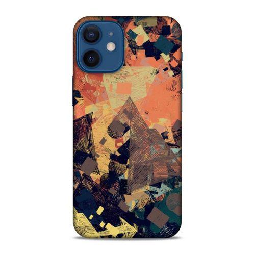 Lopard Apple iPhone 12 Mini Uyumlu Kılıf Soyut Sanat (35) Baskılı Fit Design Kılıf