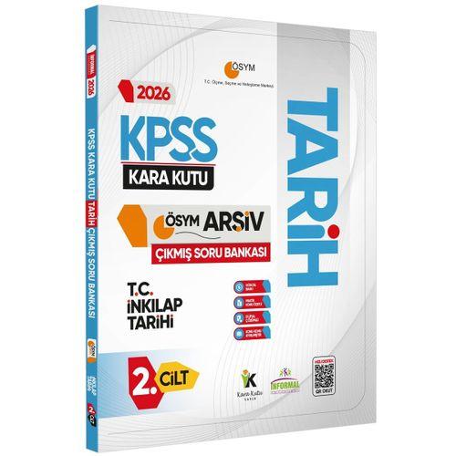 ÖN SİPARİŞ-2026 KPSSnin Kara Kutusu GY-GK ÖSYM Çıkmış Soru Bankası ALTIN PAKET Konu Ö  Dijital Çözümlü SET