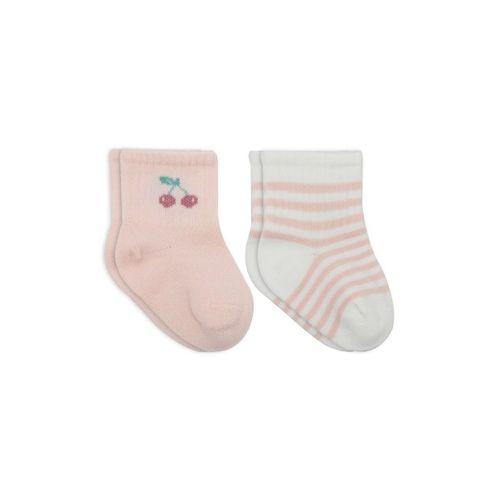 Bistyle Bistyle Little Girl Penye Soket Çorap 2li 10139 Pembe Ekru