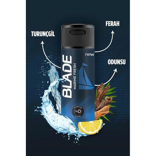 2 Adet Blade Marine Fresh Erkek Deodorant Sprey 150 ml