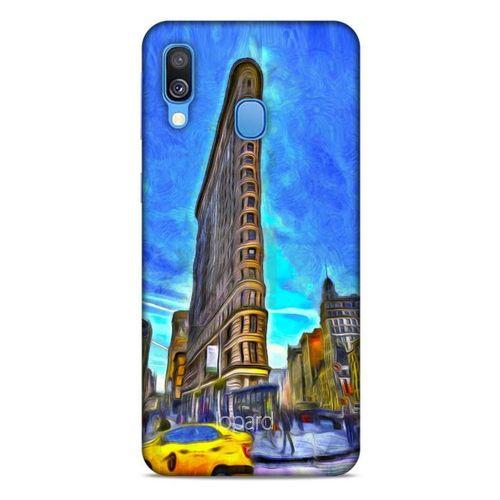 Samsung Galaxy A40 Kılıf Dünya Mimarisi (7) Telefon Kılıfı Flat Iron New York