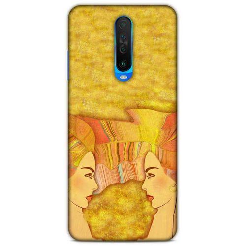 Lopard Xiaomi Redmi K30 Uyumlu Kılıf Sürreal Yüzler ♀ (16) Kalın Kılıf Desenli