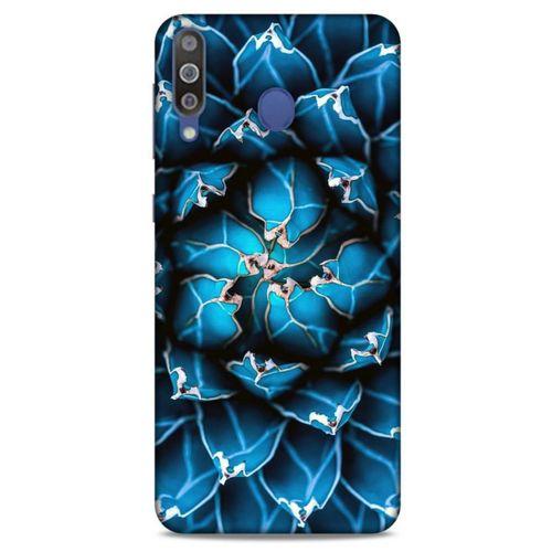 Lopard Samsung Galaxy M30 Uyumlu Kılıf Bahar (1) Kılıfı Mavi