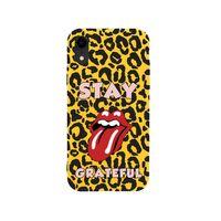 iPhone XR Stay Grateful Premium Sarı Lansman Silikonlu Kılıf