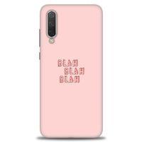 Xiaomi Mi 9 Lite Kılıf HD Baskılı Kılıf - Blah Blah + Tam Ekran Koruyucu