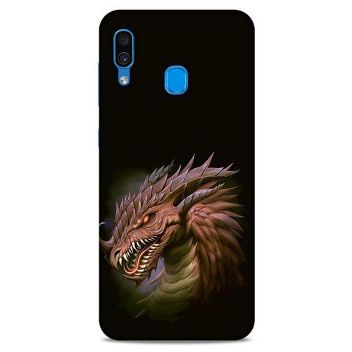 Samsung Galaxy A30 Kılıf Dragons (18) Telefon Kılıfları Kahverengi Ejderha