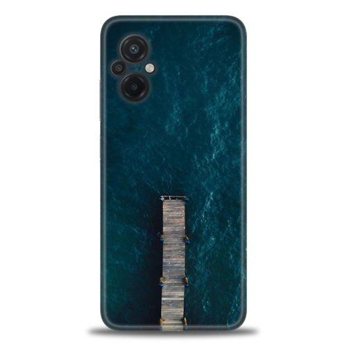 Xiaomi Poco M5 Kılıf HD Baskılı Kılıf - İskele + Tam Ekran Koruyucu