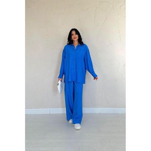 Saks Alice Gömlek Ve Bol Kesim Pantolon Takım