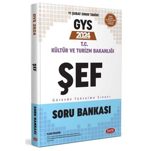 2024 GYS Kültür ve Turizm Bakanlığı Şef Soru Bankası Data Yayınları