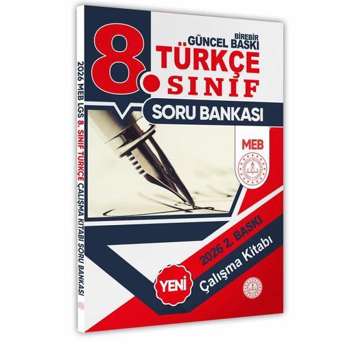 2026 8 Sınıf LGS Türkçe MEB Çalışma Kitabı Soru Bankası (Renkli Baskı A4 Boyutlu) BASKI ÜCRETİ