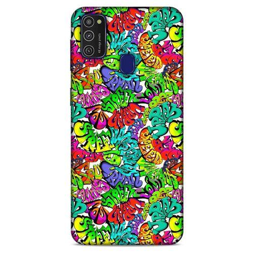 Graffitix (21) Desenli Silikon Kapak Samsung Galaxy M21 Kılıf