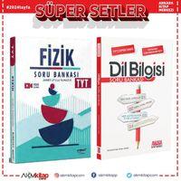 Aromat TYT Fizik ve AKM Dil Bilgisi Soru Bankası Seti 2 Kitap