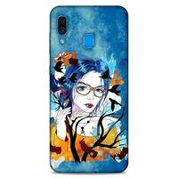Lopard Samsung Galaxy A30 Uyumlu Kılıf Sürreal Yüzler ♀ (27) Tasarımlı Kılıf Baskılı