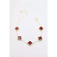 Vc Yonca Bileklik - Bordo