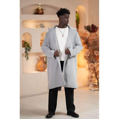 İtalyan Geniş Yaka Oversize (Bol Kesim) Salaş Uzun Kaban