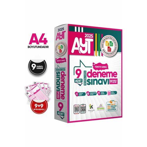 2025 YKS TYT-AYT Türkiye Geneli Kurumsal 18li (9+9) Paket Deneme Sınavı Dijital Cevaplı