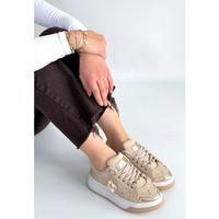 Ceans Bej Süet Bağcıklı Spor Ayakkabı