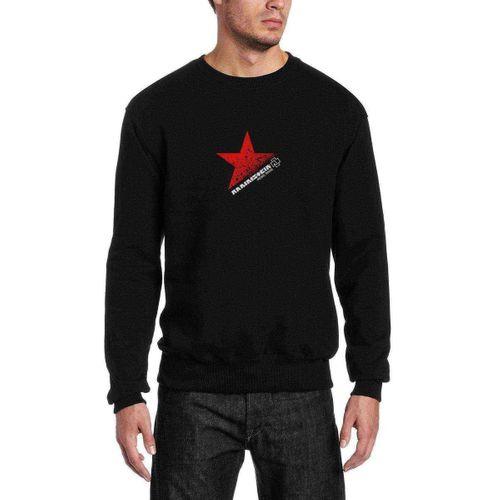Rammstein Reise Reise Metal Rock Music Baskılı Siyah Erkek Sweatshirt