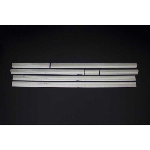 Volkswagen T6 Uyumlu Transporter Krom Yan Kapı Çıtası 7 Parça Uzun Şase 2015 Ve Sonrası