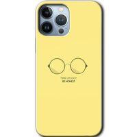 iPhone 13 Pro Max Kılıf HD Desen Baskılı Arka Kapak + Mat Kobra Cam - Be Honest