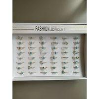 48'li Taşlı Yüzük - Altın