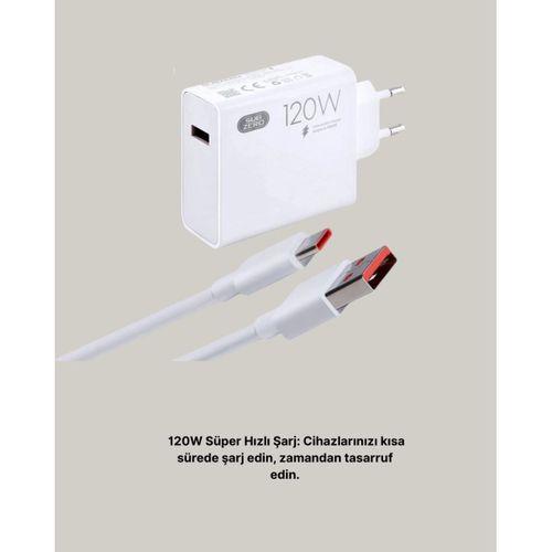 120w Güçlü Hızlı Şarj Adaptörü Ve Type-c Kablo Seti – Güvenli Şarj Teknolojisi