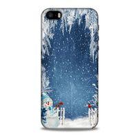 Apple iPhone SE Kılıf Snowix (6) Silikon Kılıf Açık Mavi