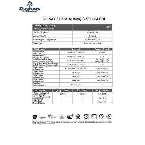 Dockers Uzay / Galaxy Lux Döşemelik Kumaş - 01 Krem