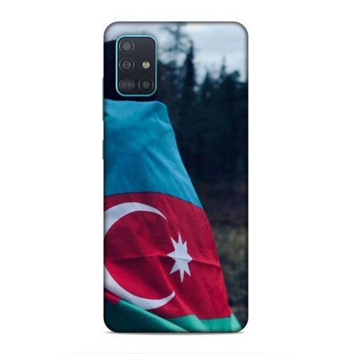 Samsung Galaxy A51 Uyumlu Kılıf Azarbaijan (38) Neo Hybrid Kılıf Bayrak Kadın