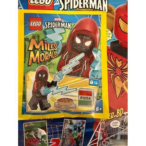 Lego Marvel Spiderman Aylık Dergi - Fransızca (Miles Moraeles Figür)